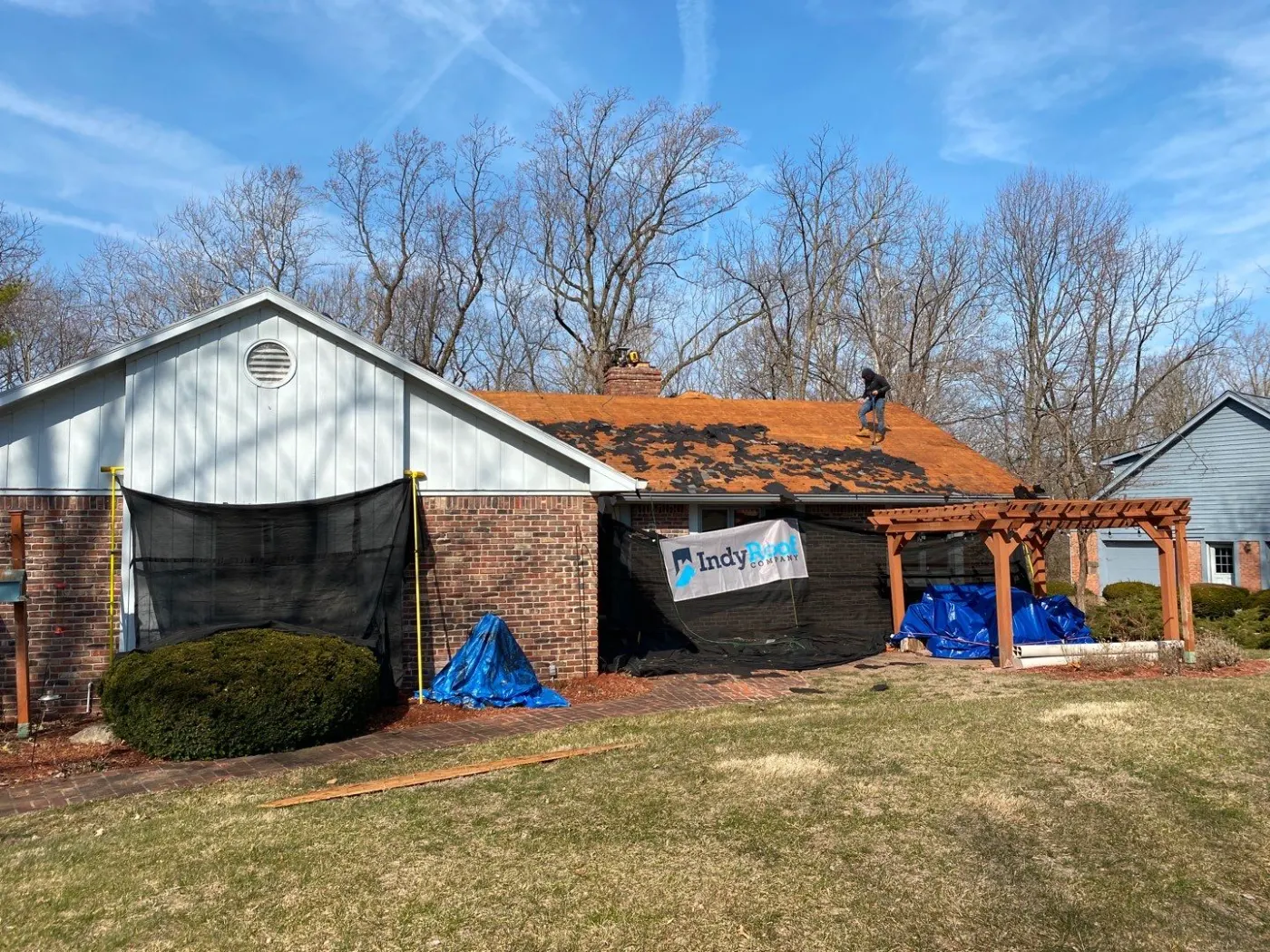Storm-damaged siding documented in Cartersburg